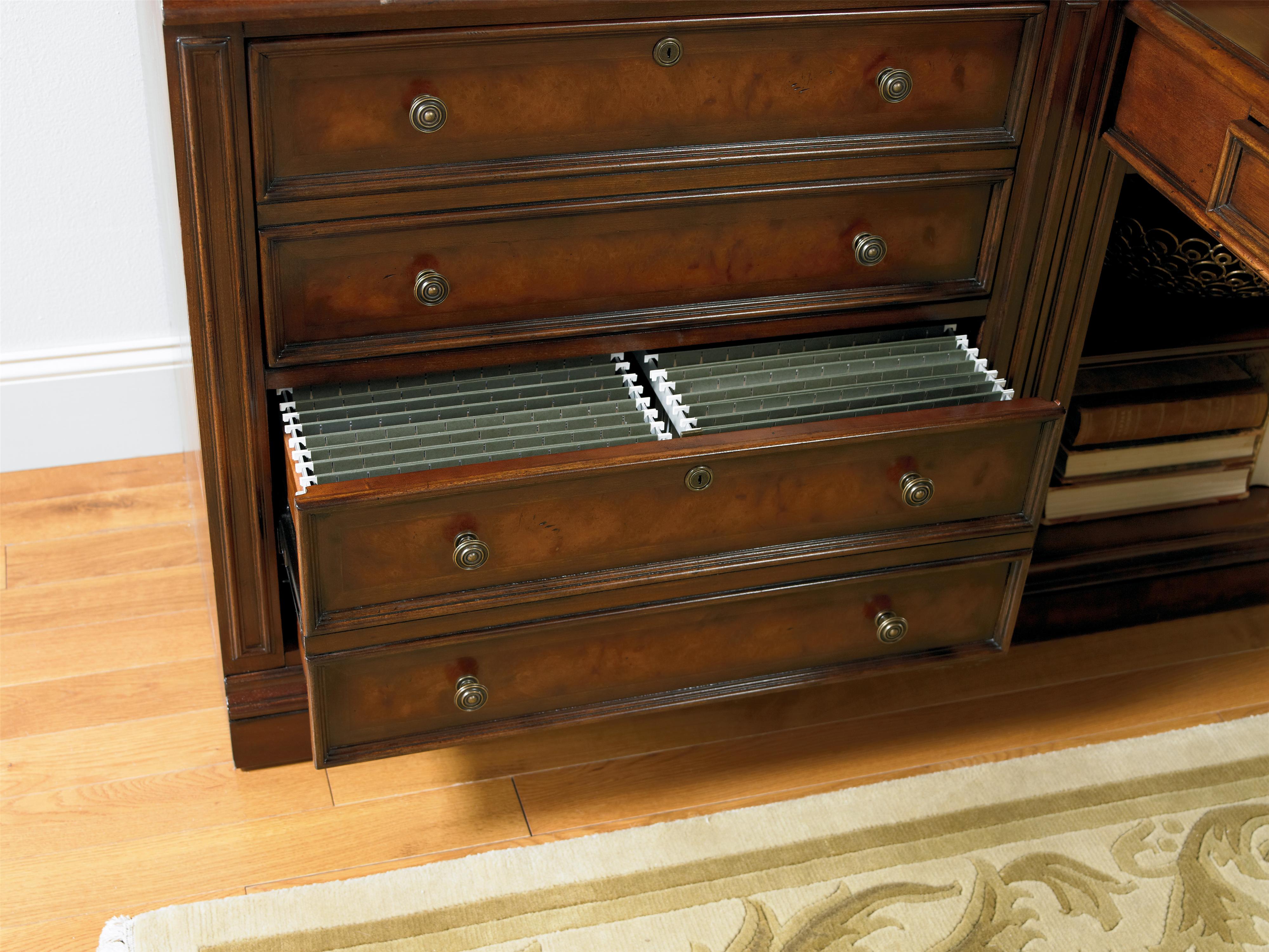 Hamilton Home European Renaissance II Office Wall Unit with Peninsula